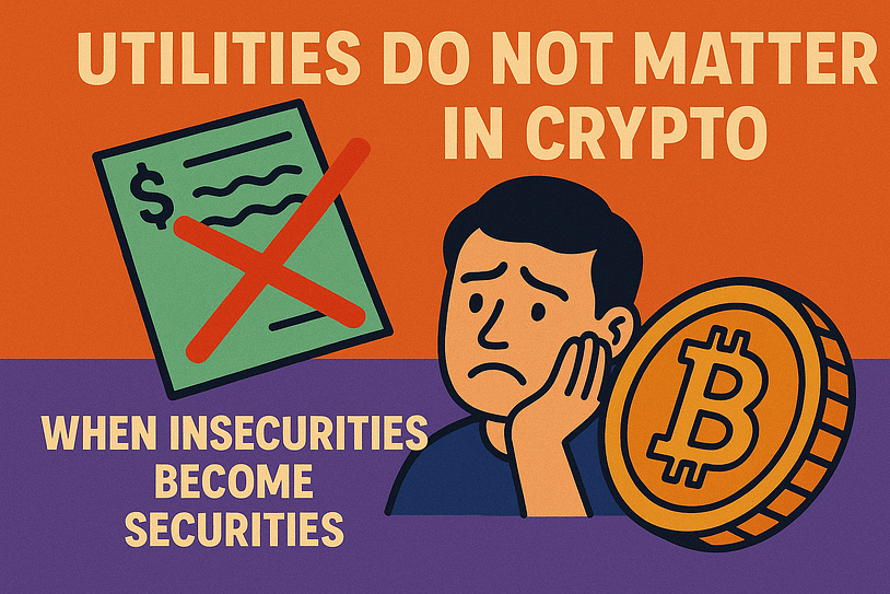 Utilities Do Not Matter in Crypto