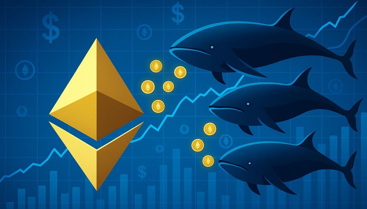 Ethereum Whales Accumulate Over $4.1B In ETH In Two Weeks – Details