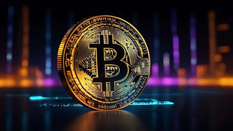 What is Bitcoin - digital cryptocurrency concept