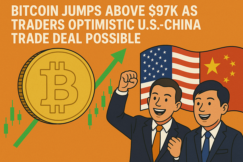 Bitcoin Jumps Above $97K as Traders Optimistic U.S.-China Trade Deal Possible