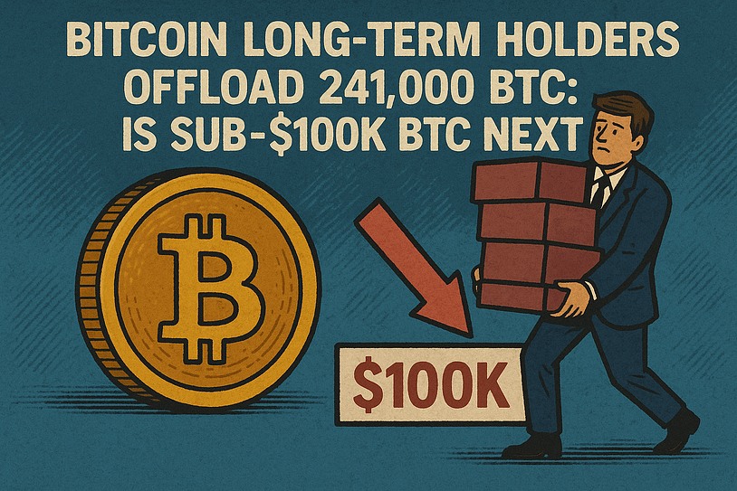 Bitcoin long-term holders offload 241,000 BTC: Is sub-$100K BTC next?