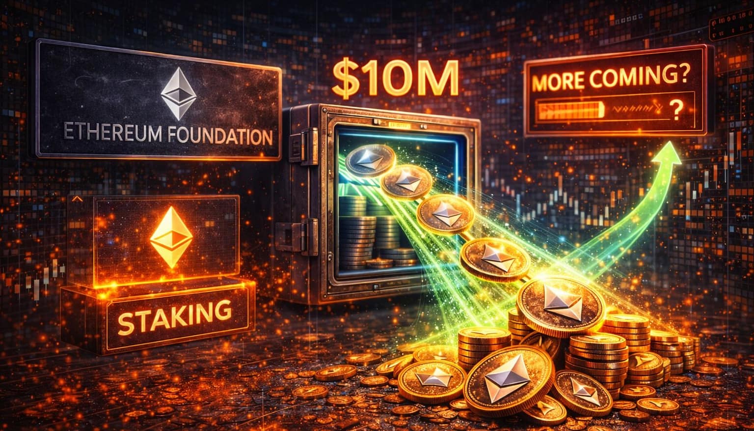 Ethereum Foundation Moves $10M ETH After First-Ever Staking — More Coming?